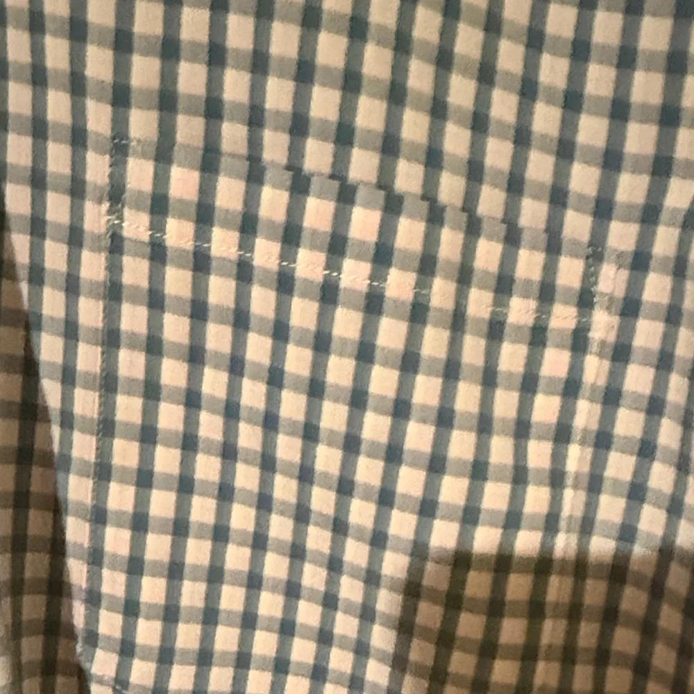 J. Crew Performance Men's Blue, White, Pink Plaid Button-Down Shirt